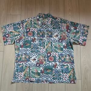 Reyn Spooner vintage 2004 Mele Kalikimaka Hawaiian Traditions shirt XXL